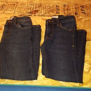 2 pair of Boys size 5 levi's
